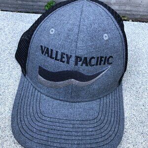 VALLEY PACIFIC USA Fuel Trucker Hat Men's Grey Snapback Cap Adjustable​​​​​